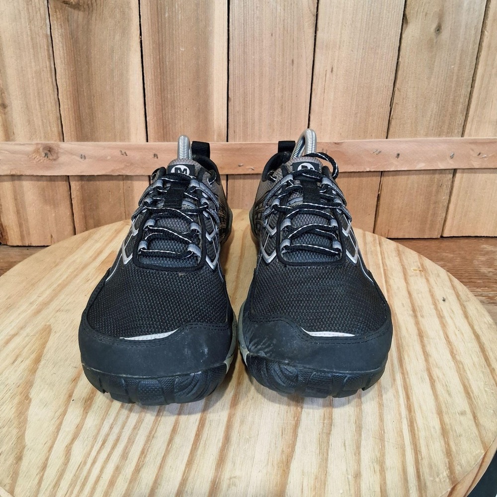 Merrell Trail Glove 2 Shoes Mens 8.5 Black Running Vibram Athletic Minimalist - Picture 2 of 10